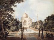 South View of the Taj Mahal at Agra Thomas Daniell